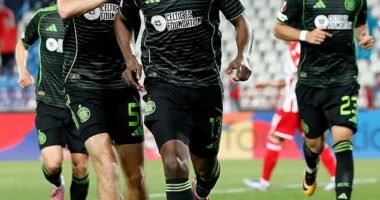 Kelechi Iheanacho came off the bench to put Celtic in front early in the second half