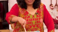 Renowned celebrity chef Asma Khan has revealed why she only has female chefs in her kitchen at Soho restaurant Darjeeling Express (pictured on ITV's This Morning)