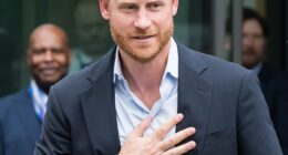 Prince Harry (pictured in London earlier this month) made a secret visit to the grieving Duke of Kent during his four-day trip to the UK earlier this month