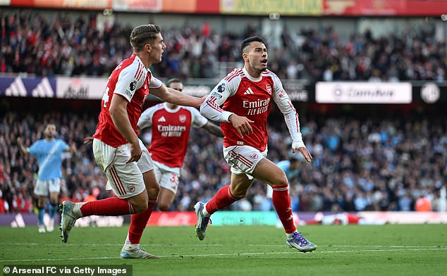 Gabriel Martinelli's dramatic late equaliser for Arsenal was inspired by his girlfriend