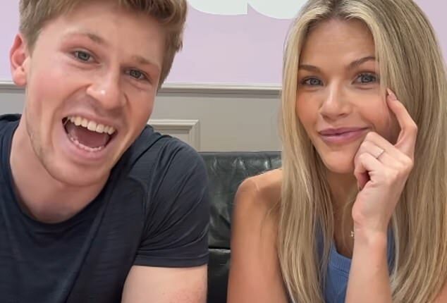 Robert Irwin is working hard to get into shape ahead of his upcoming stint on Dancing with the Stars US. Pictured with dance partner Witney Carson