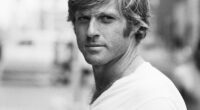 Robert Redford during the filming of the 1975 movie Three Days of the Condor