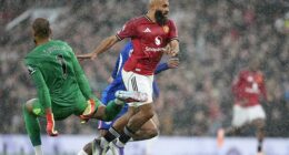 Chelsea goalkeeper Robert Sanchez was sent off for cleaning out Bryan Mbeumo after four minutes