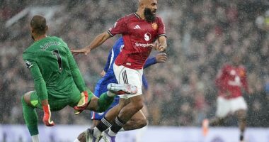 Chelsea goalkeeper Robert Sanchez was sent off for cleaning out Bryan Mbeumo after four minutes