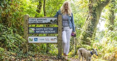 Dog walker Jackie Bonham, who has used a now-disputed footpath in Dorset for 19 years since moving to the area with her family, is leading a campaign against new restrictions on access