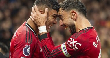 Manchester United's players were told not to over celebrate after beating Chelsea on Saturday