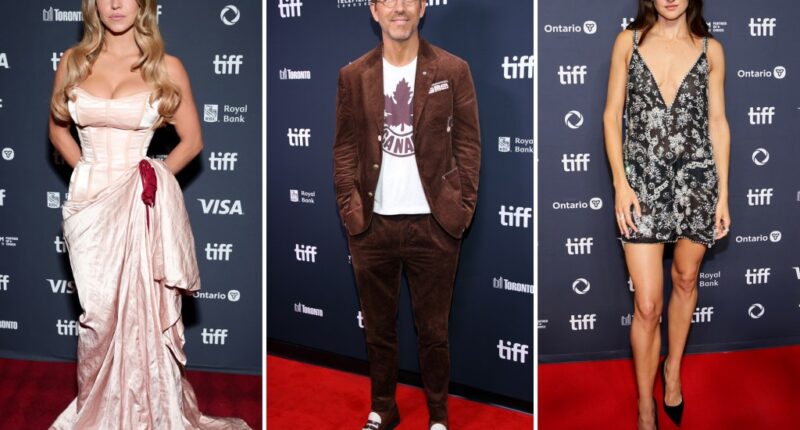 Ryan Reynolds, Sydney Sweeney and more A-listers arrive at star-studded Toronto Film Festival
