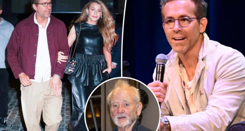 Ryan Reynolds hurled profanity at wife Blake Lively during Bill Murray call