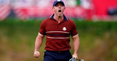 Ryder Cup Sunday singles tee times announced with Europe on brink of crushing victory