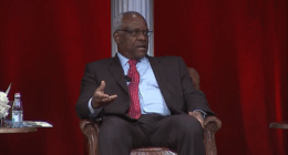 Clarence Thomas speaking at Pepperdine.