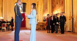 Dr. Samantha Morton was made an Officer of the Order of the British Empire in a ceremony at Windsor Castle on Tuesday