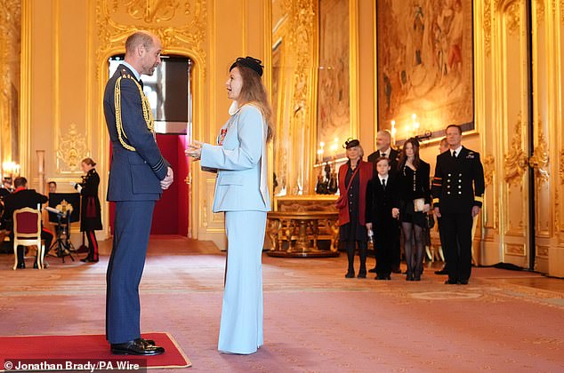 Dr. Samantha Morton was made an Officer of the Order of the British Empire in a ceremony at Windsor Castle on Tuesday