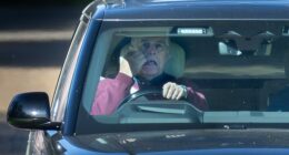 Prince Andrew, the Duke of York, is seen driving from Royal Lodge at Windsor on the morning of Monday 22 September 2025