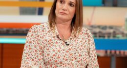Sarah Parish and her husband James Murray have opened up on how they coped with the tragic loss of their daughter Ella-Jayne by pouring their grief into helping others (seen in 2023)