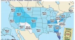 The Old Farmer's Almanac released its 2025-2026 U.S. Winter Weather Forecast on Sunday showing what each state should expect this upcoming season