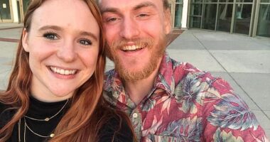 Shotsie Michael Buck-Hayes is seen here alongside his wife Mary Alice, who filed for divorce weeks before the attack