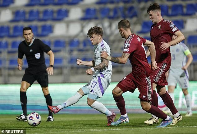 Gannon Doak turn on the style for Scotland in their 2-0 World Cup qualifying win over Belarus