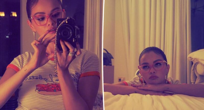 Selena Gomez poses in her underwear for flirty photo inside NYC hotel room