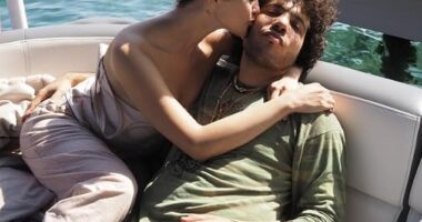 Selena Gomez sure looks like a lady in love. The former Disney star was seen planting a kiss on her fiance Benny Blanco in a new Instagram post