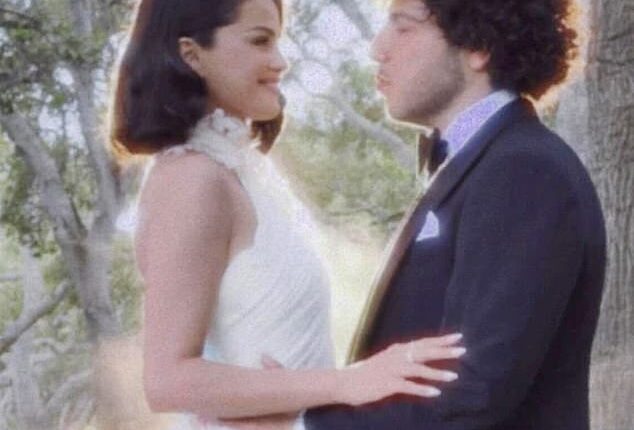 Selena Gomez wore not one, but two different custom Ralph Lauren gowns when she tied the knot with Benny Blanco on Saturday