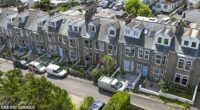 Emergency services rushed to the horrifying incident on Carthew Terrace (pictured, file photo) in the seaside town of St Ives at around 7pm