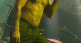 The frontman Bobby Vylan, real name Pascal Robinson-Foster, told the crowd: The pronouns was/were. Because if you talk s***, you will get Banged. Rest in peace Charlie Kirk you piece of s***.'