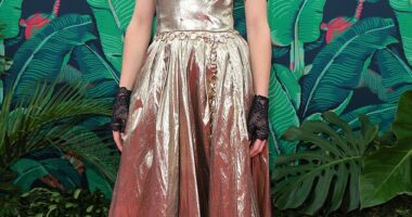 She-Hulk star Tatiana Maslany, 39, urged fans to cancel their Disney+ subscriptions as Hollywood continues to respond to Jimmy Kimmel being pulled off the air; seen in 2023 in NYC