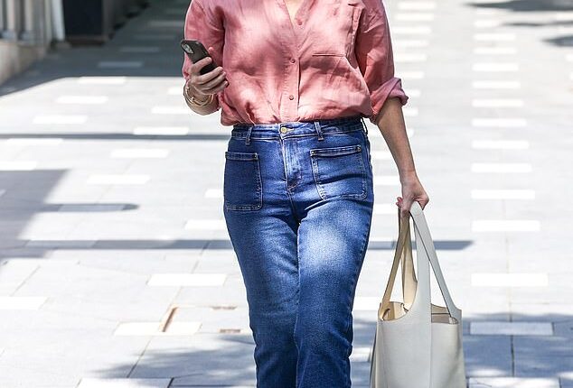 Samantha Armytage looked radiant as she stepped out to run errands in Sydney's Double Bay on Wednesday
