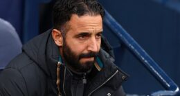 Manchester United manager Ruben Amorim has insisted his job as head coach is not at risk