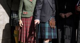 King Charles and Queen Camilla were joined by the Prime Minister for the traditional Sunday service at Crathie Kirk this morning