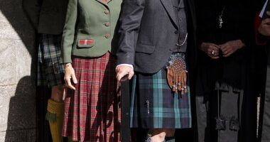 King Charles and Queen Camilla were joined by the Prime Minister for the traditional Sunday service at Crathie Kirk this morning