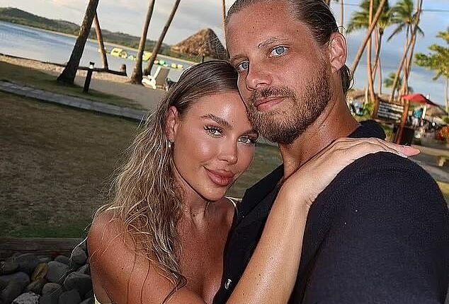 Skye Wheatley, 31, (left) appears to have confirmed rumours she has split from her long-term beau Lachy Waugh, 34, (right)