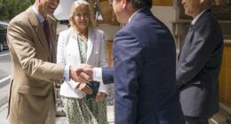 Prince Edward, 61, and Sophie, 60, are on the third day of their four-day tour of Japan and visited the historic Soji-in Temple in Koyasan
