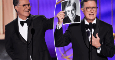 Stephen Colbert pokes fun at CBS firing during Emmys 2025 appearance