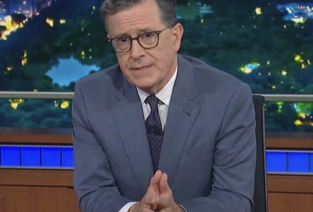 Stephen Colbert, 61, addressed the killing of Charlie Kirk in a last-minute speech appended to the start of Wednesday night's episode of The Late Show. He bemoaned 'political violence' and shared his condolences with Kirk's family