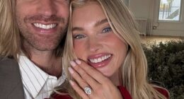 Elsa Hosk revealed she is engaged to longtime partner Tom Daly after he popped the question in a dreamy, sentimental setting