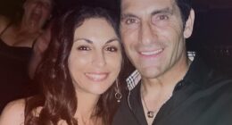 Mr Psillakis is pictured with his wife Maria before he lost his life one day before Father's Day