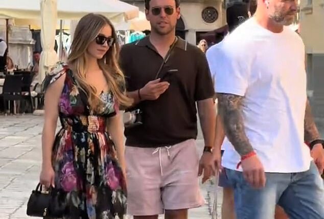 Pictured: Sydney Sweeney with Scooter Braun. Sweeney the news that she is 'seriously' dating the controversial music manager Scooter Braun