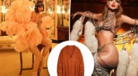 Taylor Swift drops sparkly orange cardigans for 'The Life of a Showgirl'