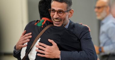 Tears of joy as Egyptian immigrant and Cincinnati chaplain is released from detention