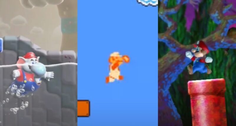 The Best Level from Every Main Console 2D Mario Game