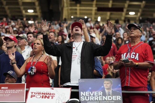 'The Blessing' Sung at Kirk's Memorial Is an Anthem for TPUSA and Generations of Americans to Come – RedState