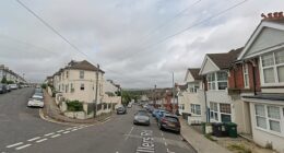 The Withdean Woods neighbourhood in Brighton (pictured) topped our league table of the best areas in England