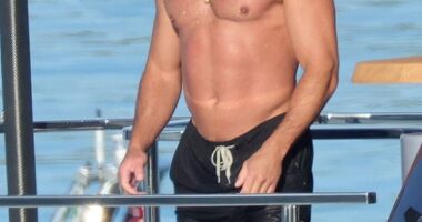 Zac Efron showed off his new look with bleached blonde hair during a trip to Italy after fans were left 'confused' by his appearance in Netflix movie