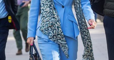 Rachel Reeves was all smiles on Monday - despite the ominous changes at the Treasury and No 10