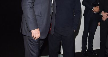 Russell Crowe arrives and Giorgio Armani have enjoyed a strong friendship over almost three decades, pictured together in 2025