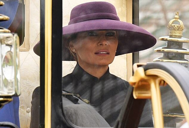 Melania Trump's huge hat signaled a 'desires to hide,' a body language expert has claimed