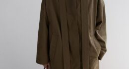For milder days, a long heavy cotton trench coat is a must. This one from Mango is a goodie