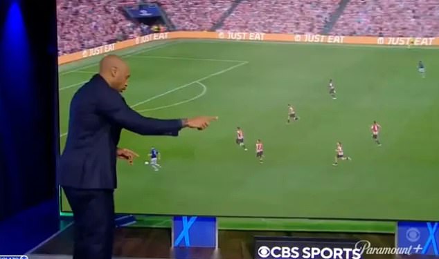 Thierry Henry delivers detailed analysis of Viktor Gyokeres moment during 2-0 win over Athletic Bilbao - as fans hail Arsenal legend's 'brilliant' advice to £64m summer signing