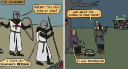This Artist Loves Dad Jokes And Norse Myths, So They Created 34 Pun-Filled Comics (New Pics)